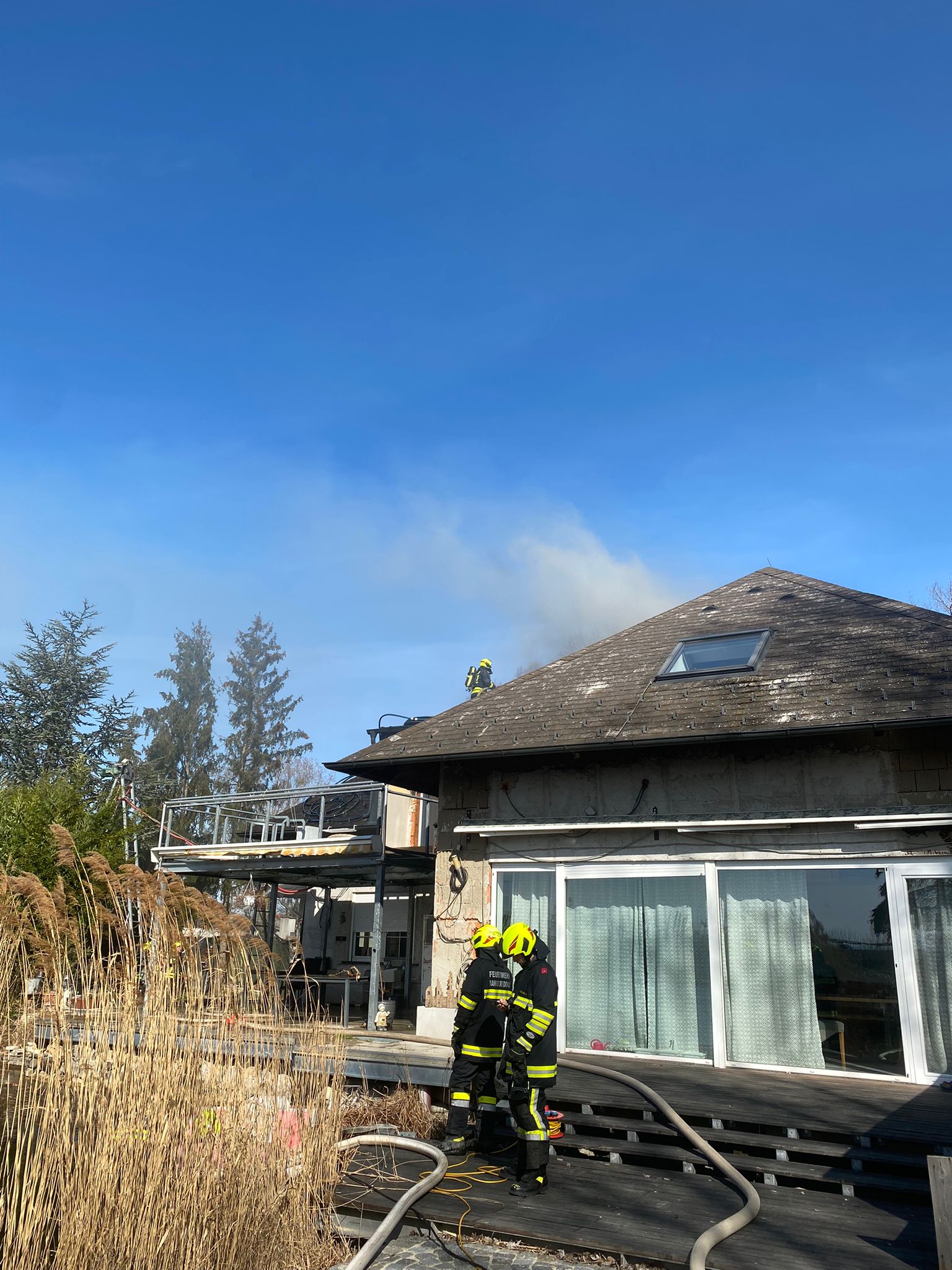Dachstuhlbrand in Probstdorf am 17.03.2023