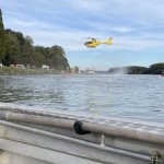 sinkendes Boot auf der Donau am 12.10.2024