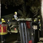 Einsatzübung "Verkehrsunfall mit Menschenrettung"