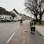 Ölspur in Probstdorf am 05.12.2025